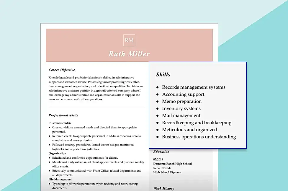 How To Write Resume Banner